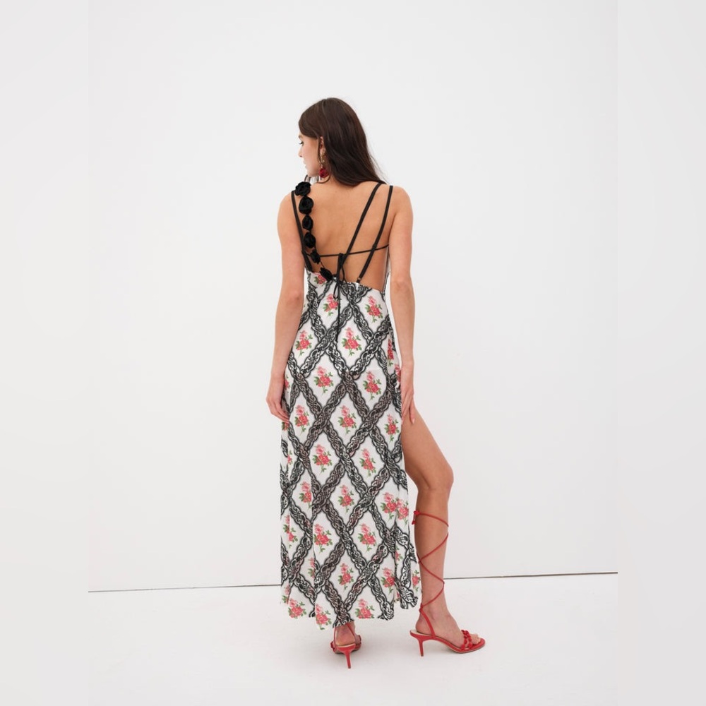 NEW NWT For Love & Lemons Vittoria Maxi Dress